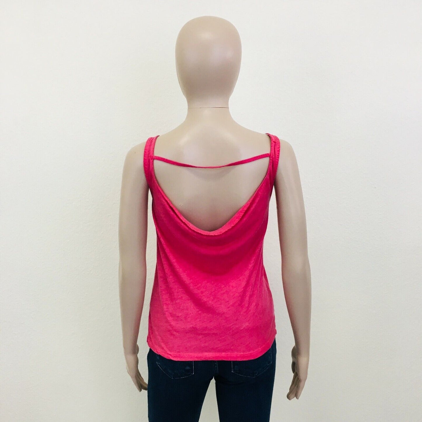 Bershka Lady Rodeo Pink Tank Top T Shirt Size XS