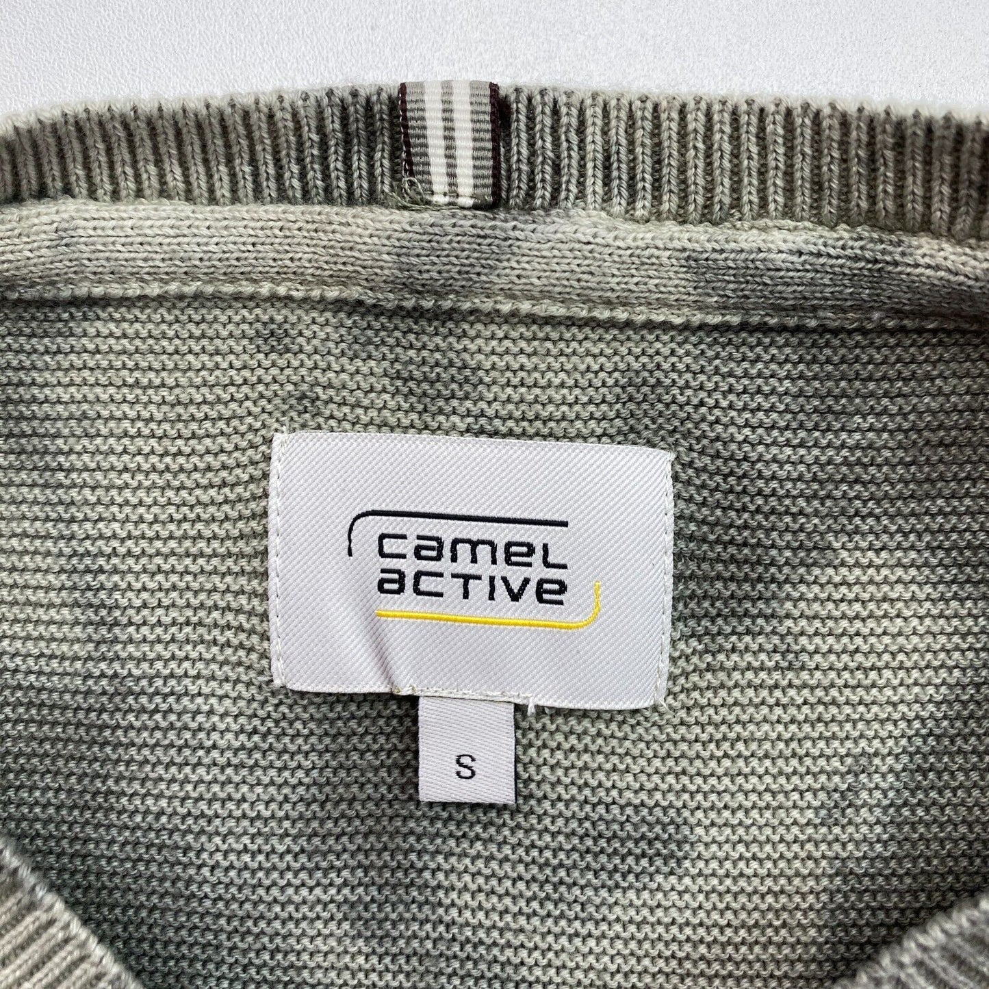 Camel Active Women Green Camouflage Crew Neck Sweater Jumper Size S