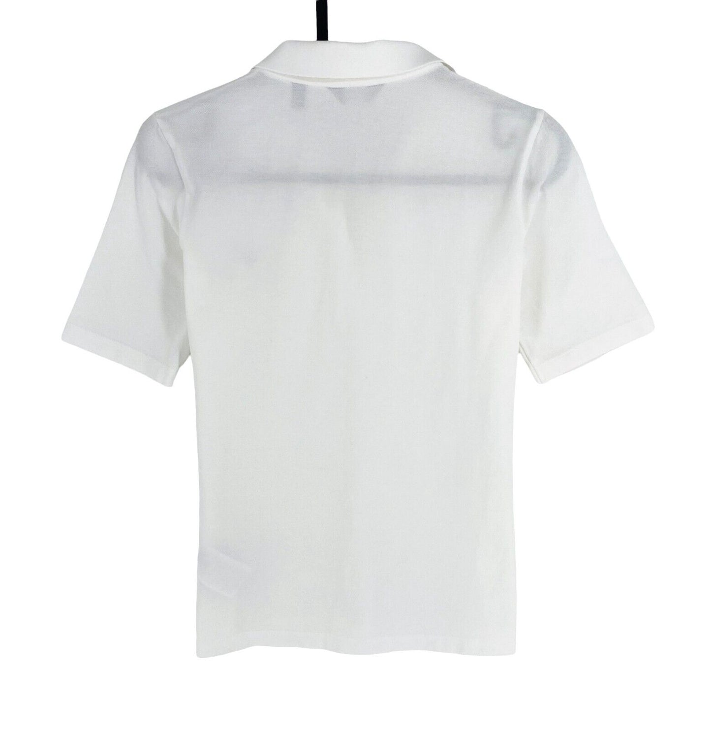 GANT Women White Pique Short Sleeves Polo Shirt Size XS