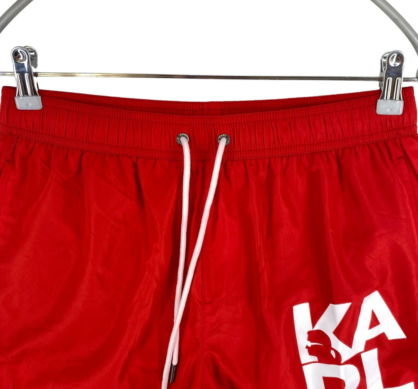 Karl Lagerfeld Red Classic Regular Fit Board Swimming Shorts Size S