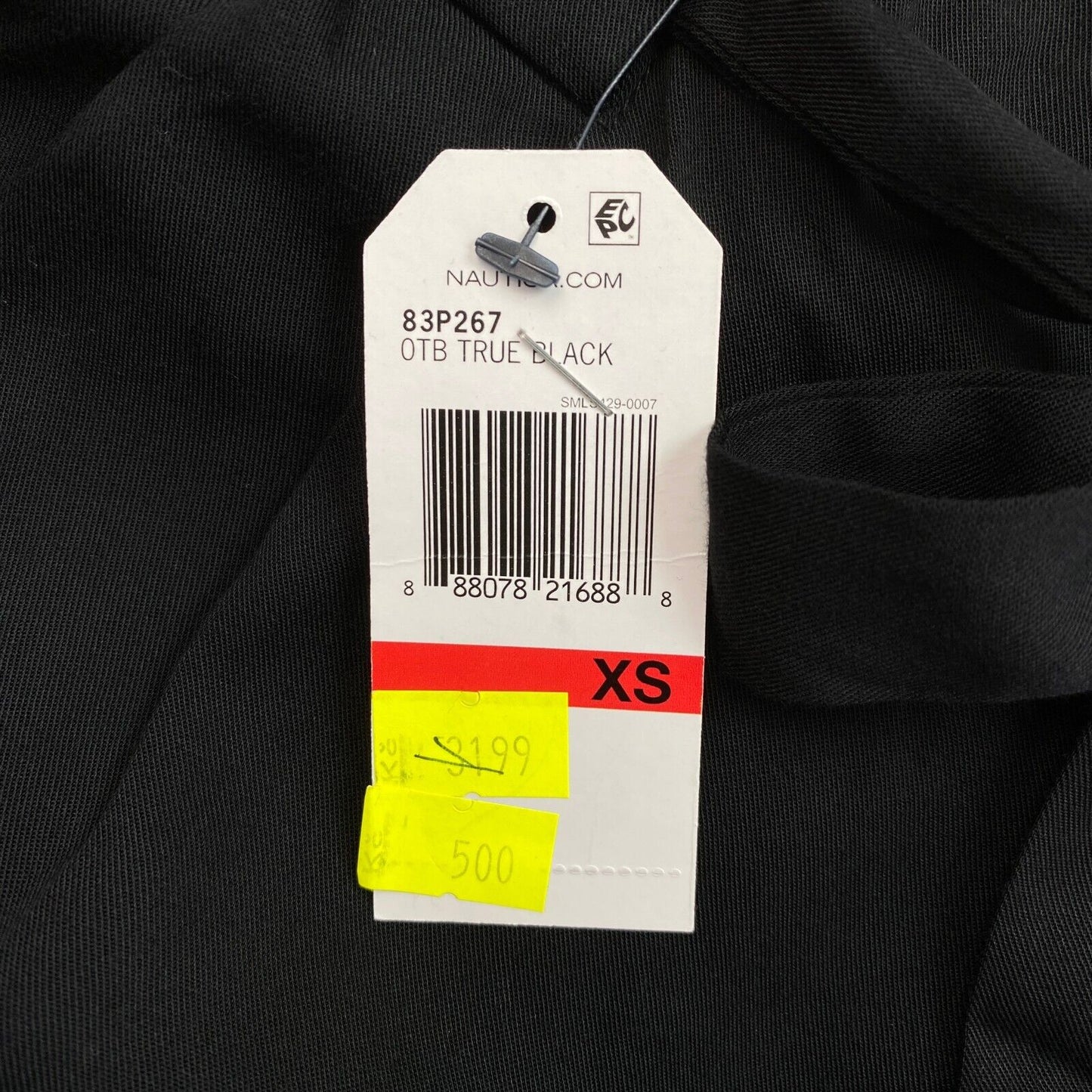 NAUTICA Schwarze Bundfaltenhose Hose Größe XS