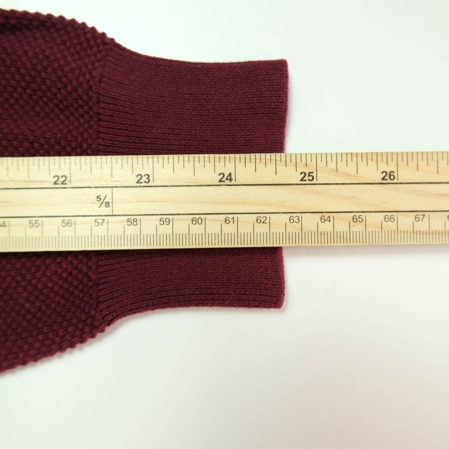 GANT Kirschroter Pullover mit Rundhalsausschnitt, 100 % Baumwolle, Größe L