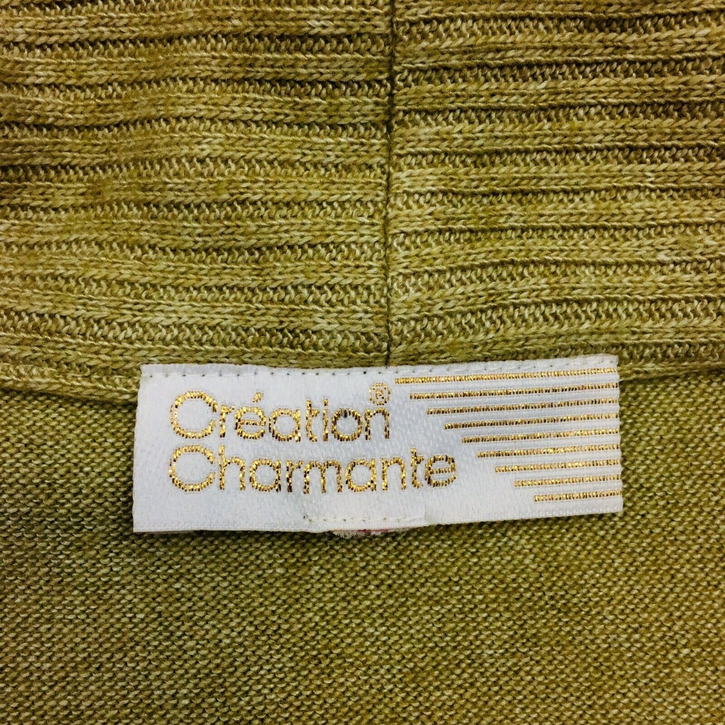 Creation Charmante Beige Übergroße Strickjacke aus Wollmischung Größe EUR 42 US 12 UK 14