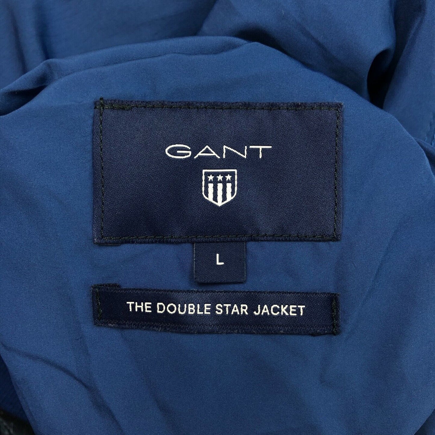 GANT Blue The Double Star Reversible Jacket Coat Size L