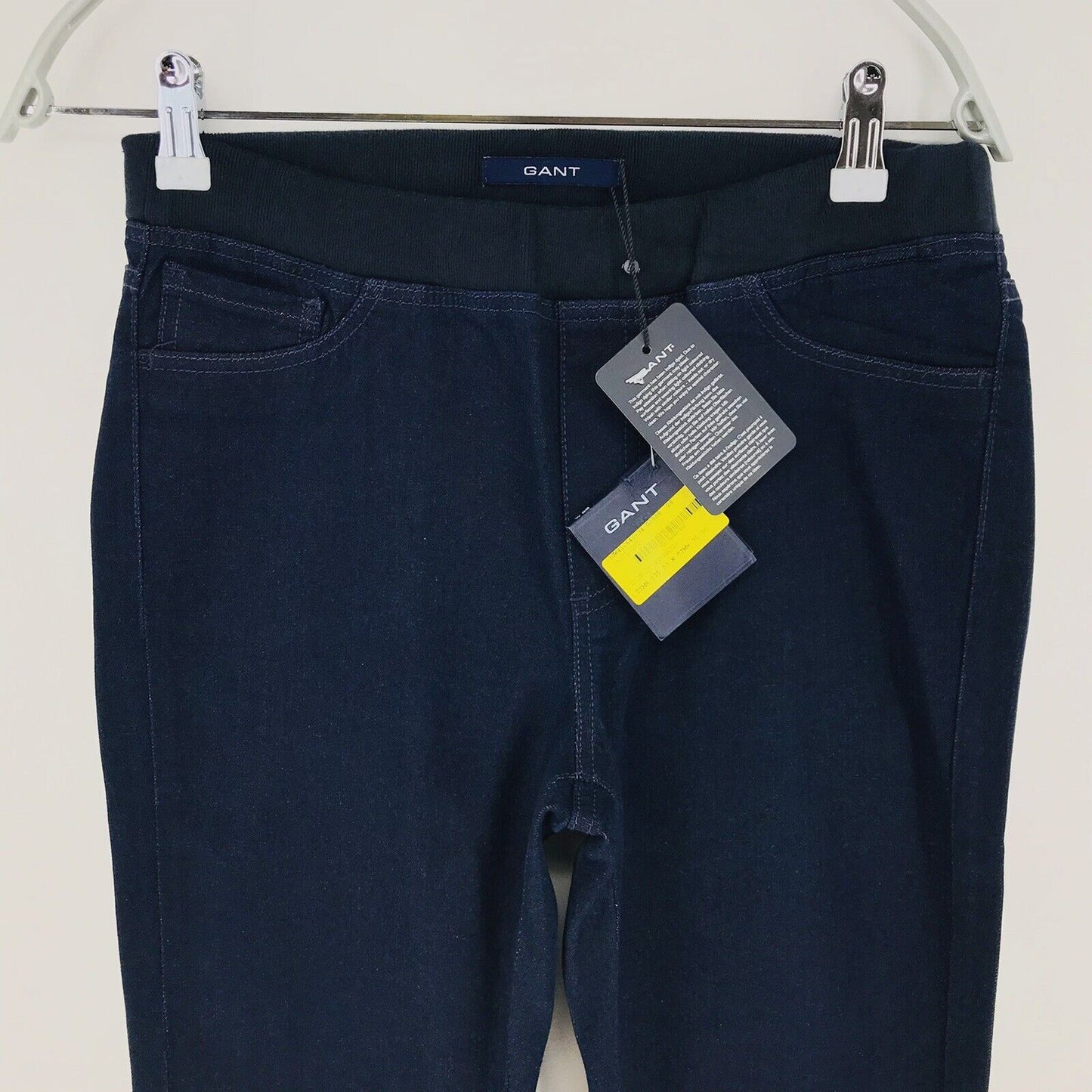 €175 GANT Women Dark Blue Stretch Skinny Fit Denim Leggings Jeans W28 L34