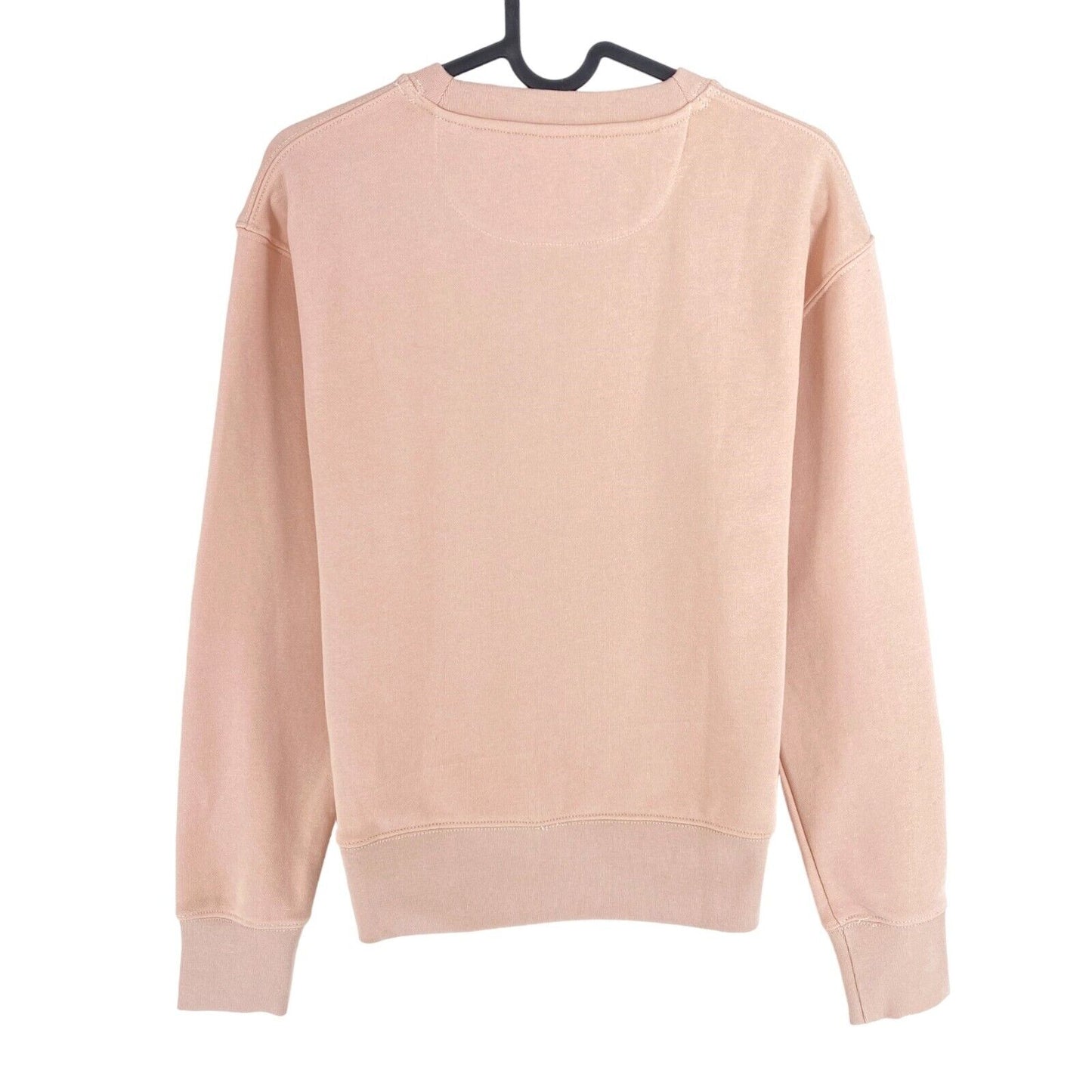 GANT Light Pink Tonal Logo Crew Neck Sweater Jumper Size XS