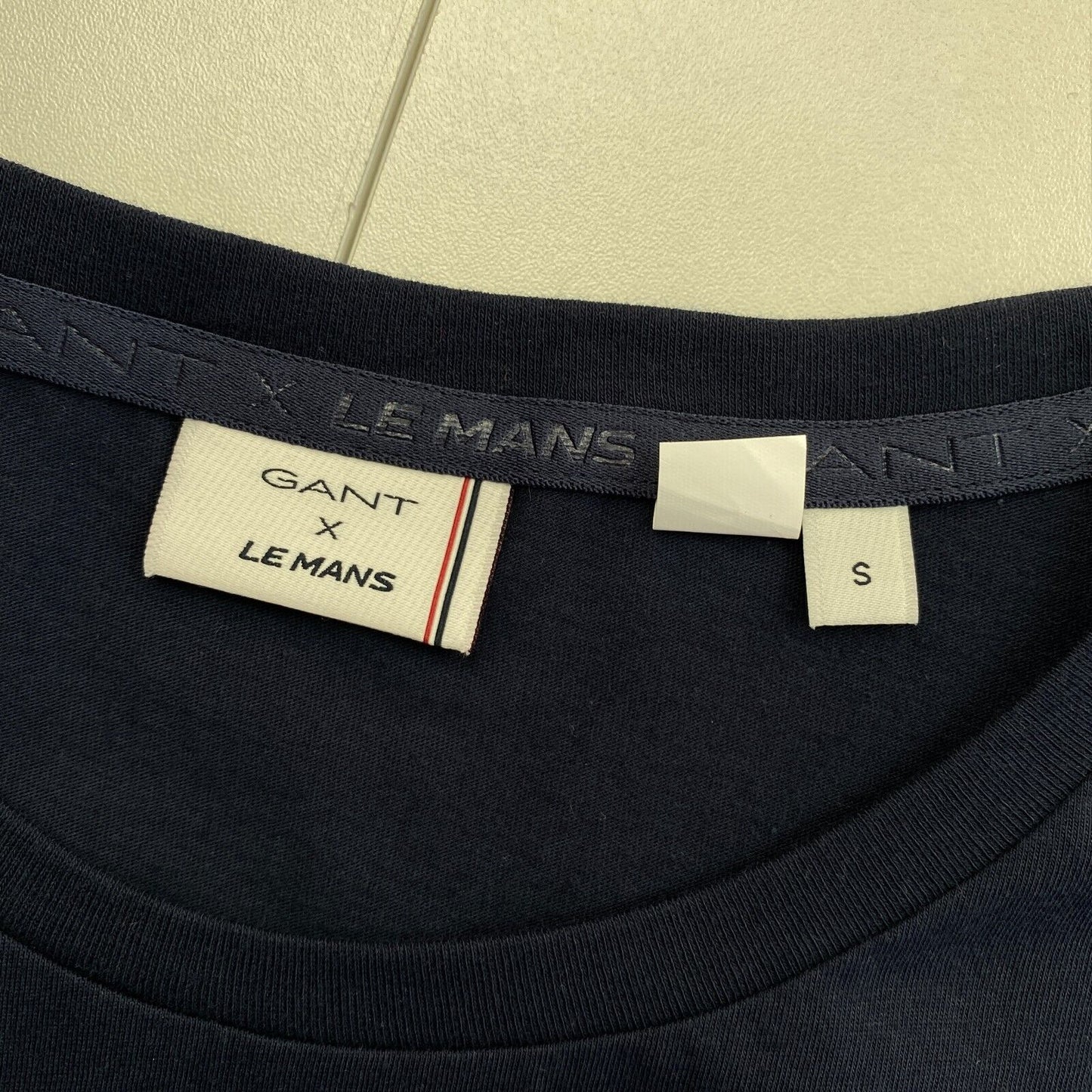 GANT x LE MANS T-shirt bleu marine à manches courtes et col rond Taille S