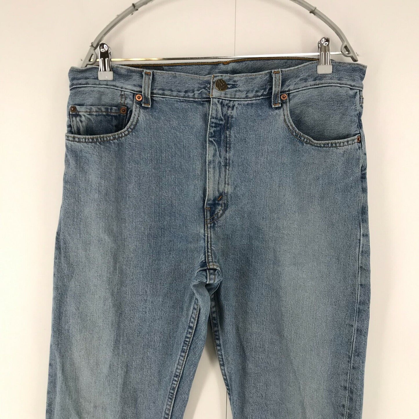 Vintage Levi's 505 04 Blue Regular Straight Fit Jeans W38 L30