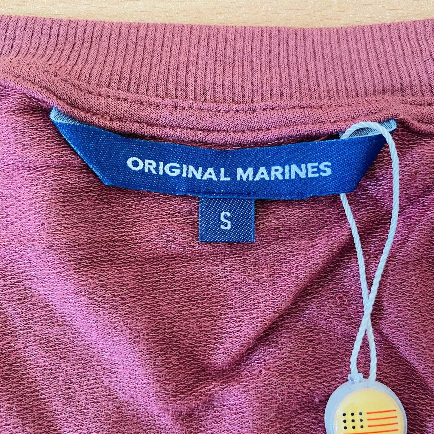 Original Marines Women Dark Pink V Neck Jumper Sweater Size S