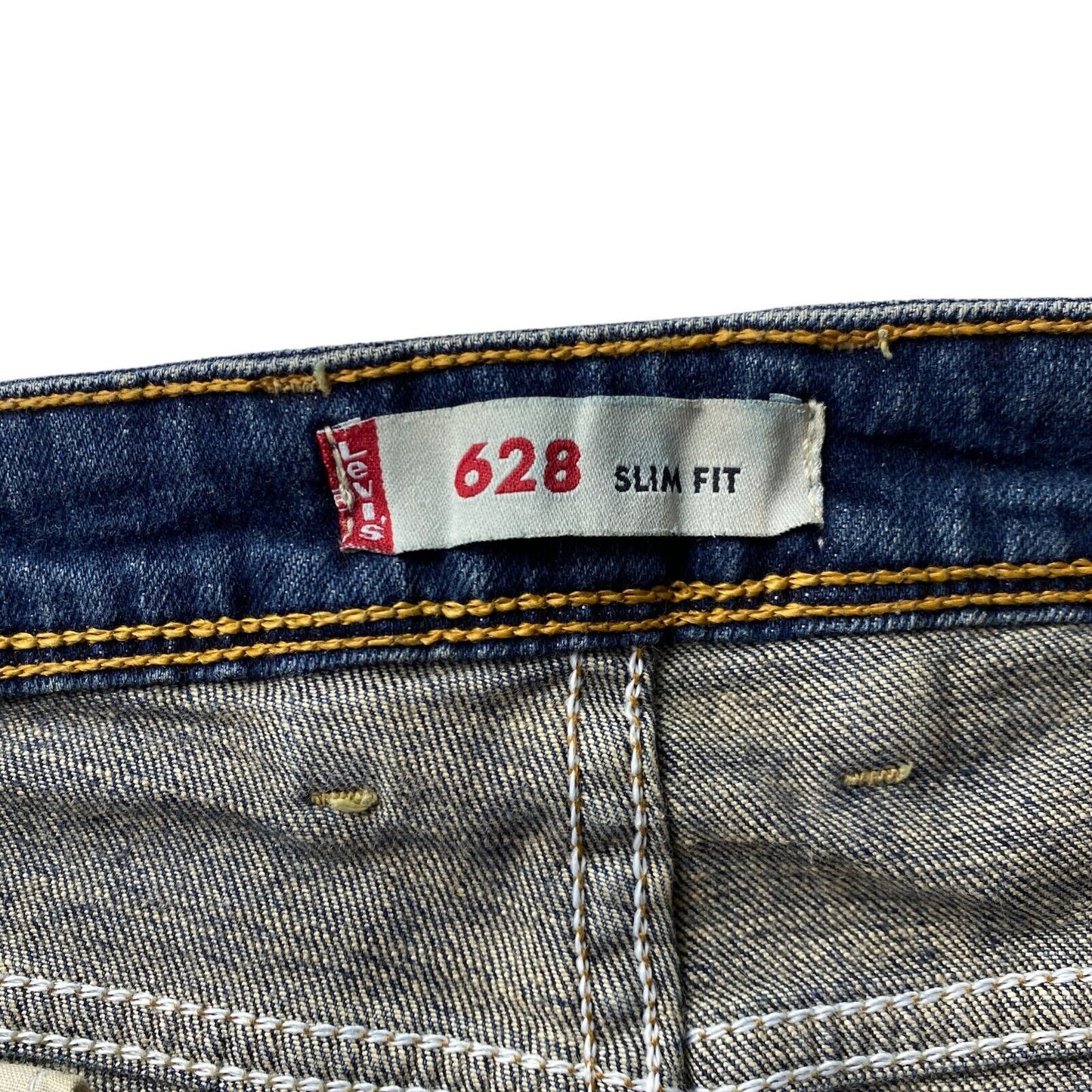 Levi's 628 Women Blue Stretch Slim Fit Jeans W31 L34