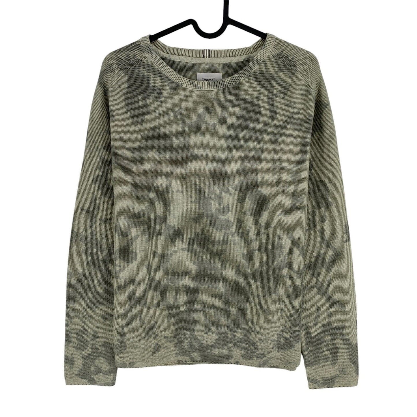 Camel Active Women Green Camouflage Crew Neck Sweater Jumper Size L