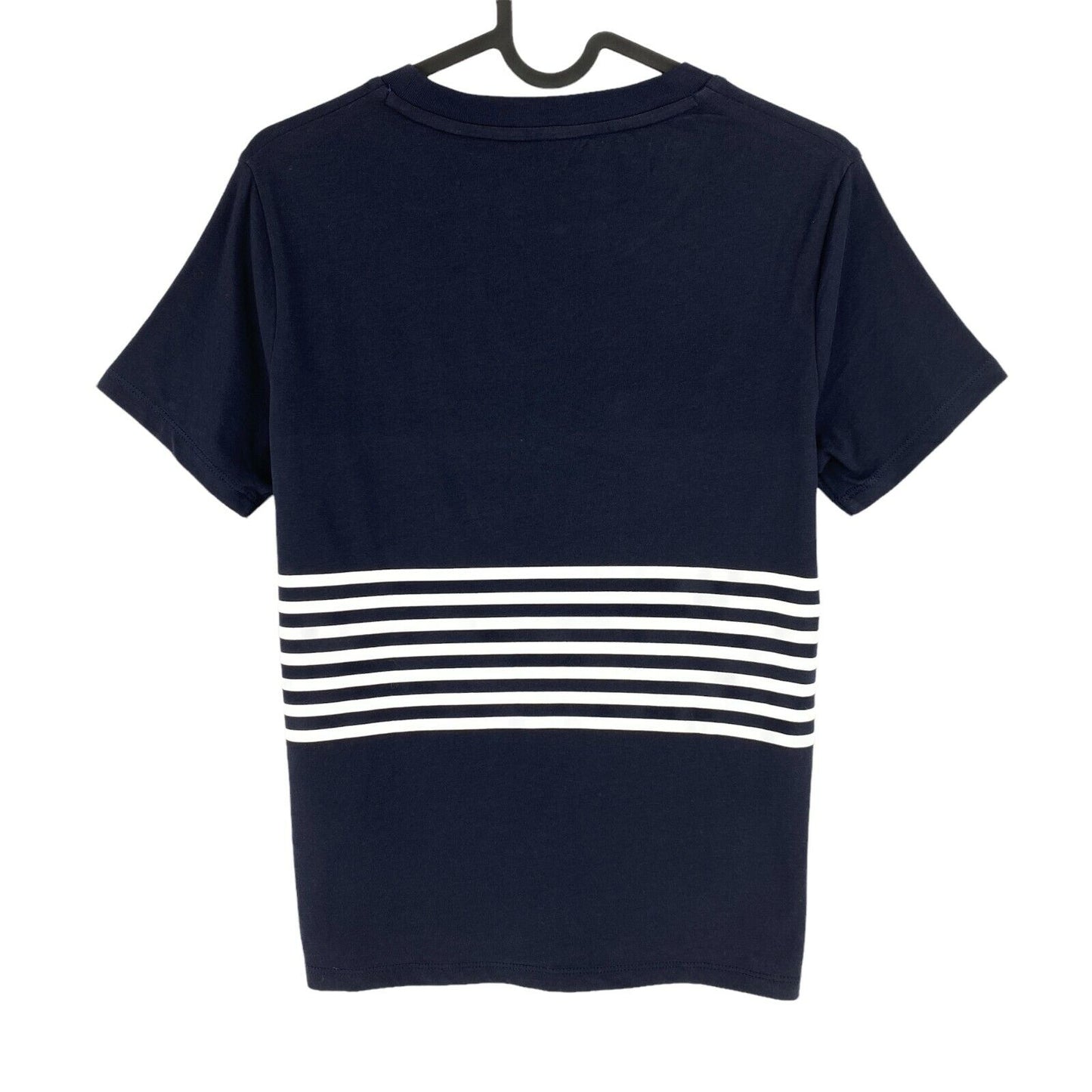 GANT T-shirt à col rond à rayures bleu marine taille XS