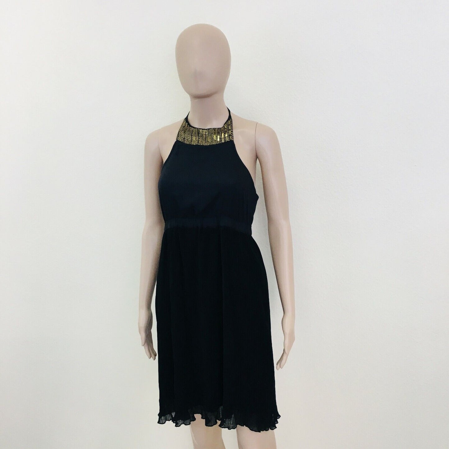 Stradivarius Short Sleeveless Black Dress Size S