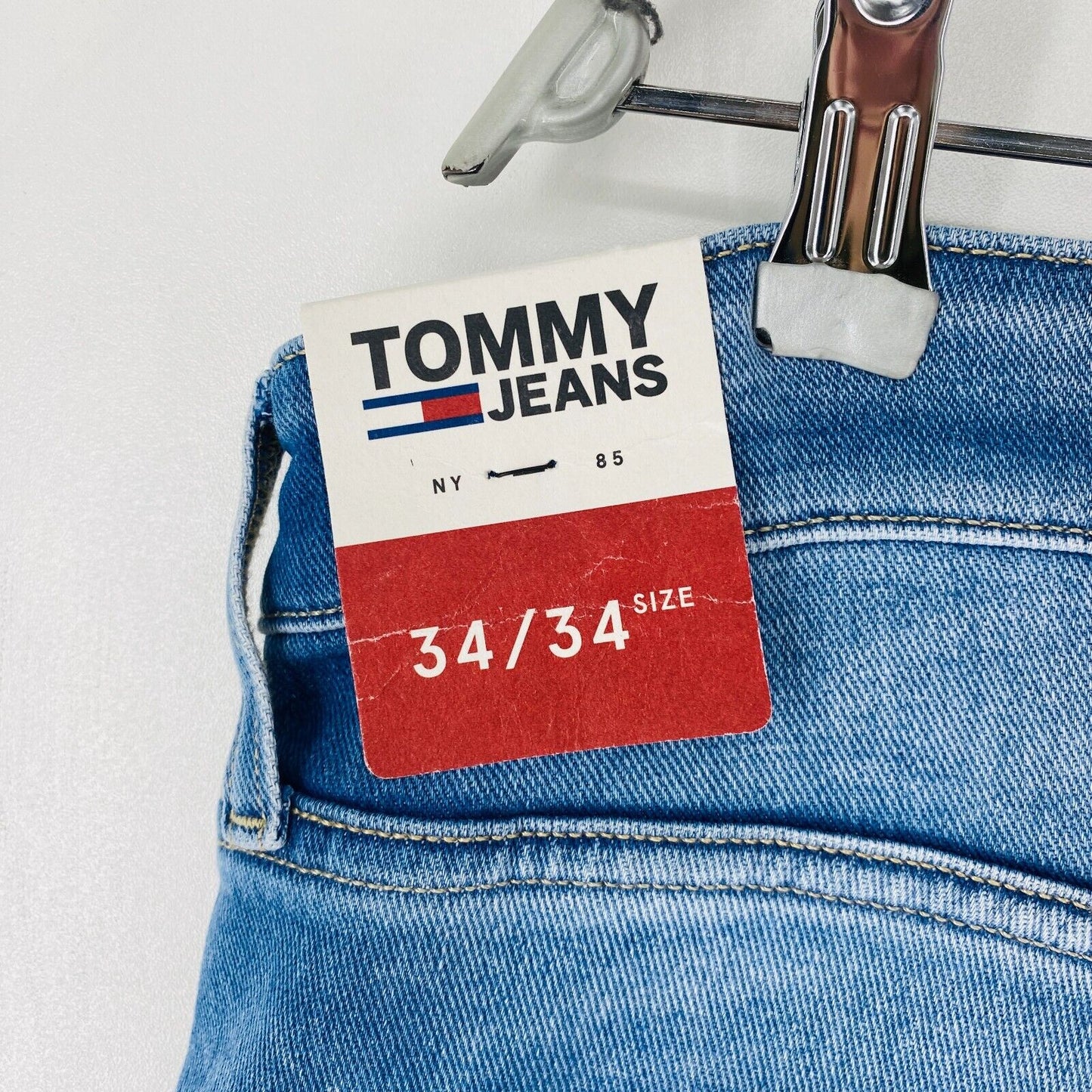 Tommy Hilfiger SCANTON HERITAGE Mens Blue Stretch Slim Fit Jeans W34 L34