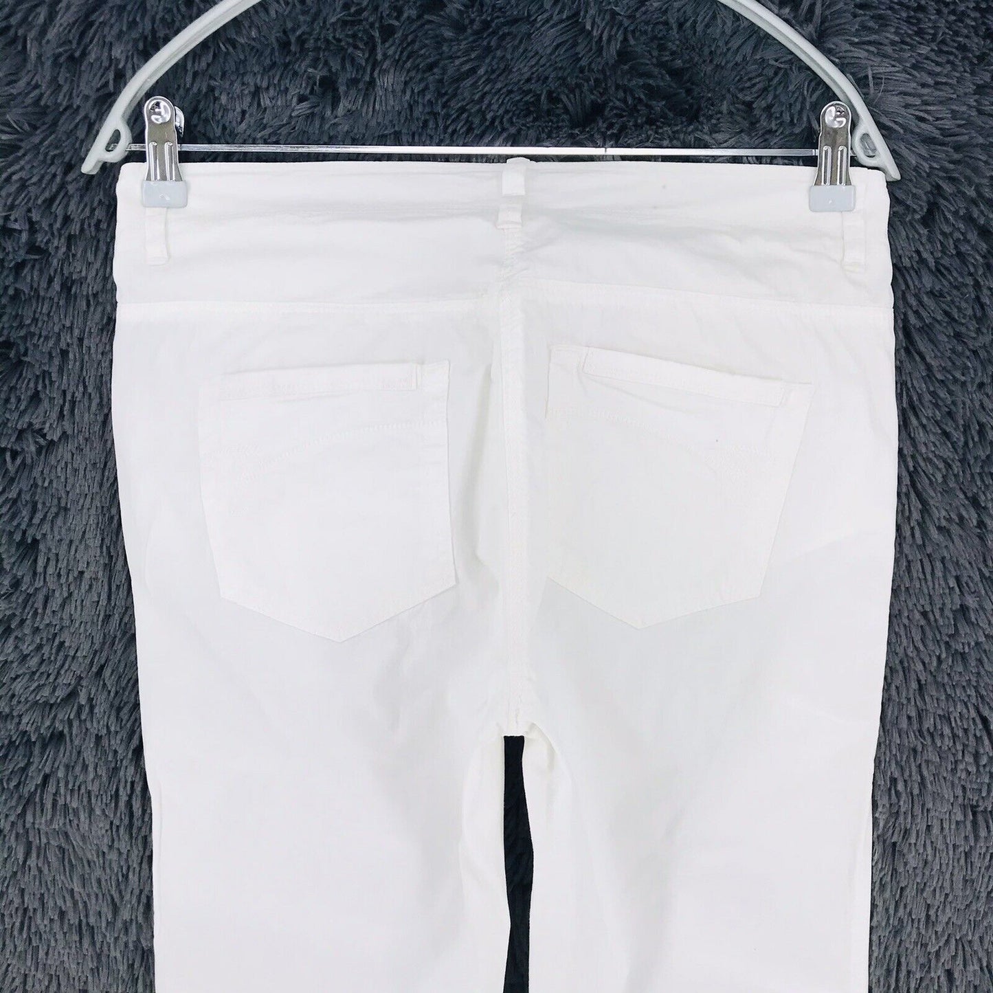 UVP €135 GANT Damen Weiß Regular Straight Fit Chino Hose W29 L34