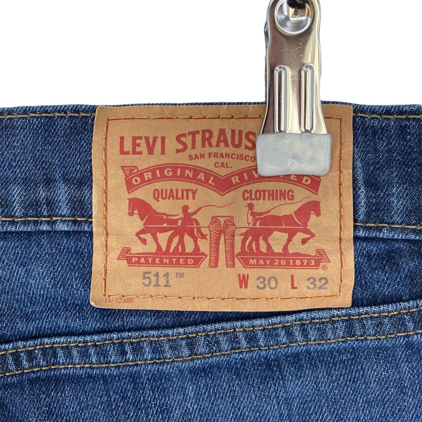 Levi's 511 Dark Blue Stretch Slim Fit Jeans W30 L32