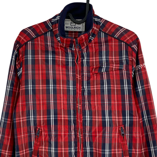 WOOLRICH Check Red Jacket Size XS