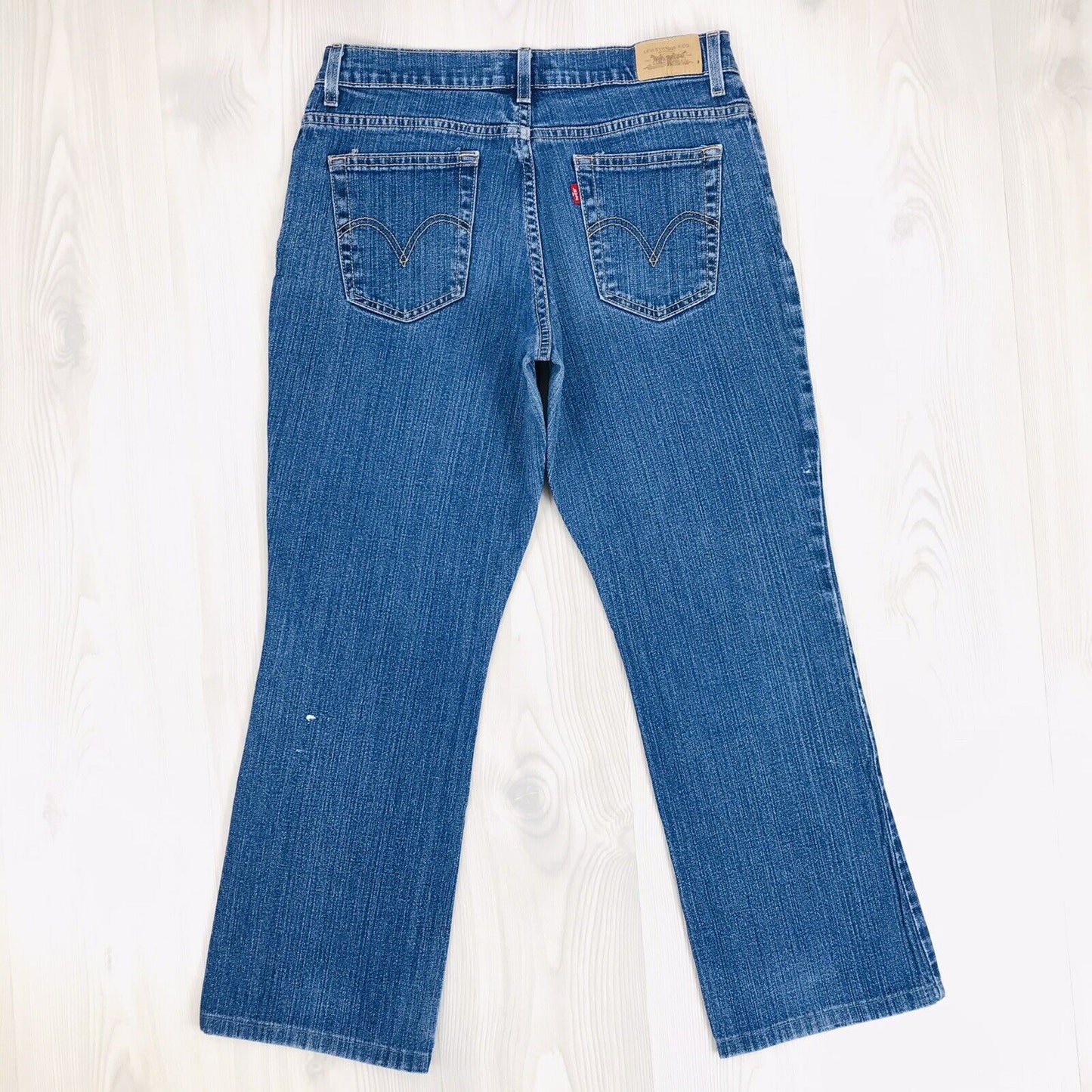 Vintage Levi's 550 Women Blue Relaxed Bootcut Fit Jeans 8 S / W29 L29