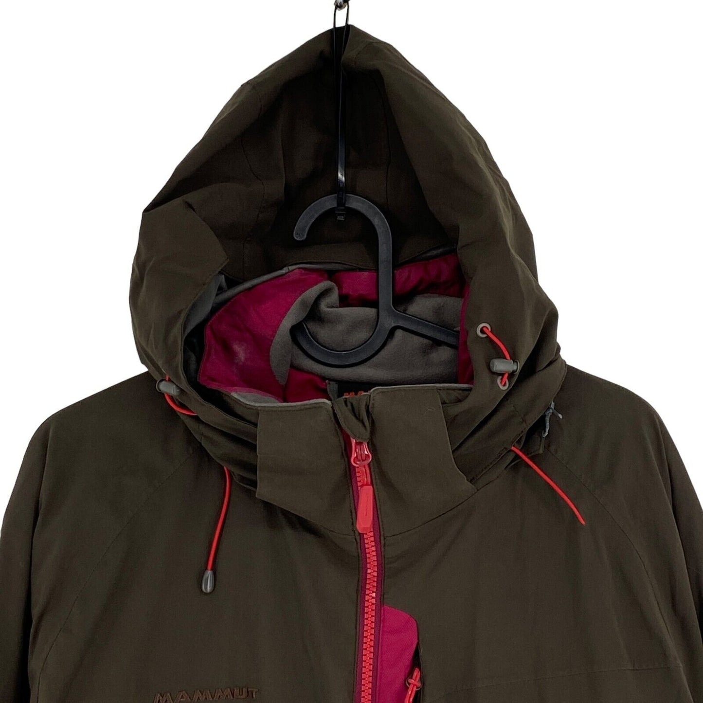 MAMMUT DRY TECH Veste de ski à capuche rembourrée marron Taille L