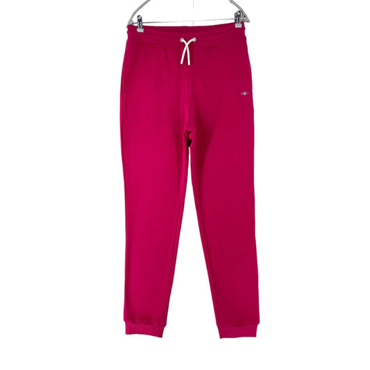 GANT Boys Dark Pink Regular Fit Cuffed Sweat Pants Trousers Size 176 cm 16 Years