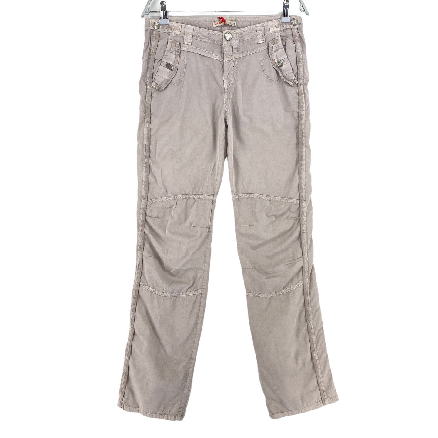 RRP €230 LIU JEANS Grey Straight Leg Pants Trousers Size W29 W30 L34