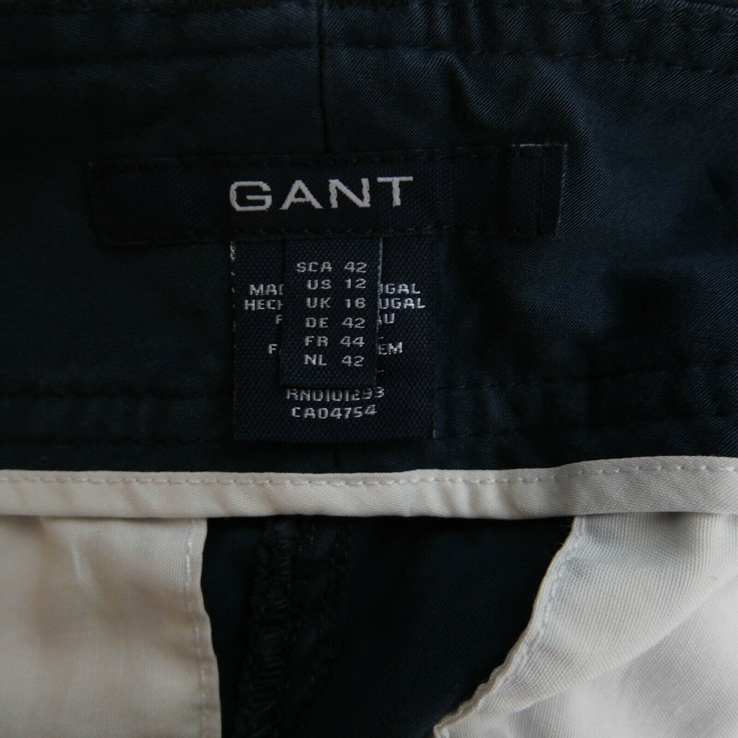 GANT Blue Wide Pants Trousers Size EU 42 UK 16 US 12