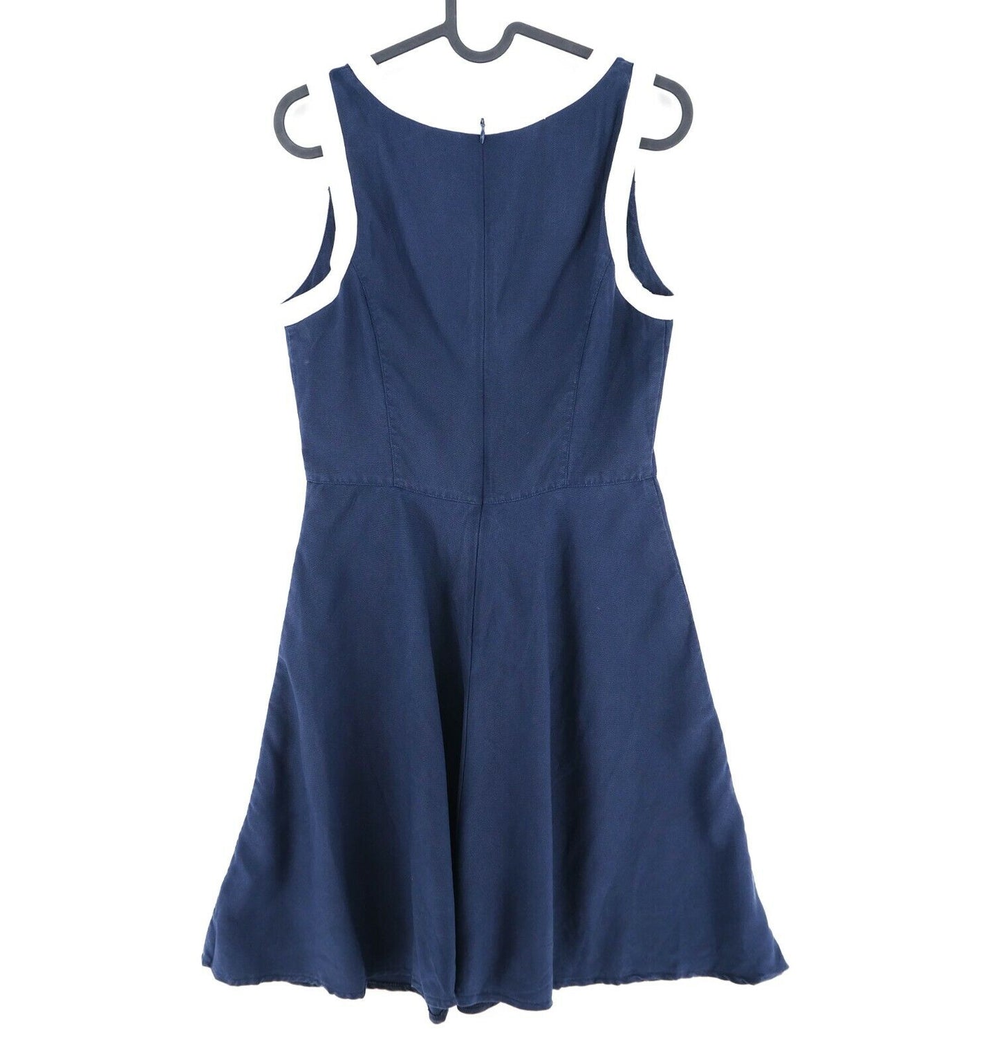 GANT Blue Flared Crew Neck Sleeveless Dress Size EU 36 UK 10 US 6