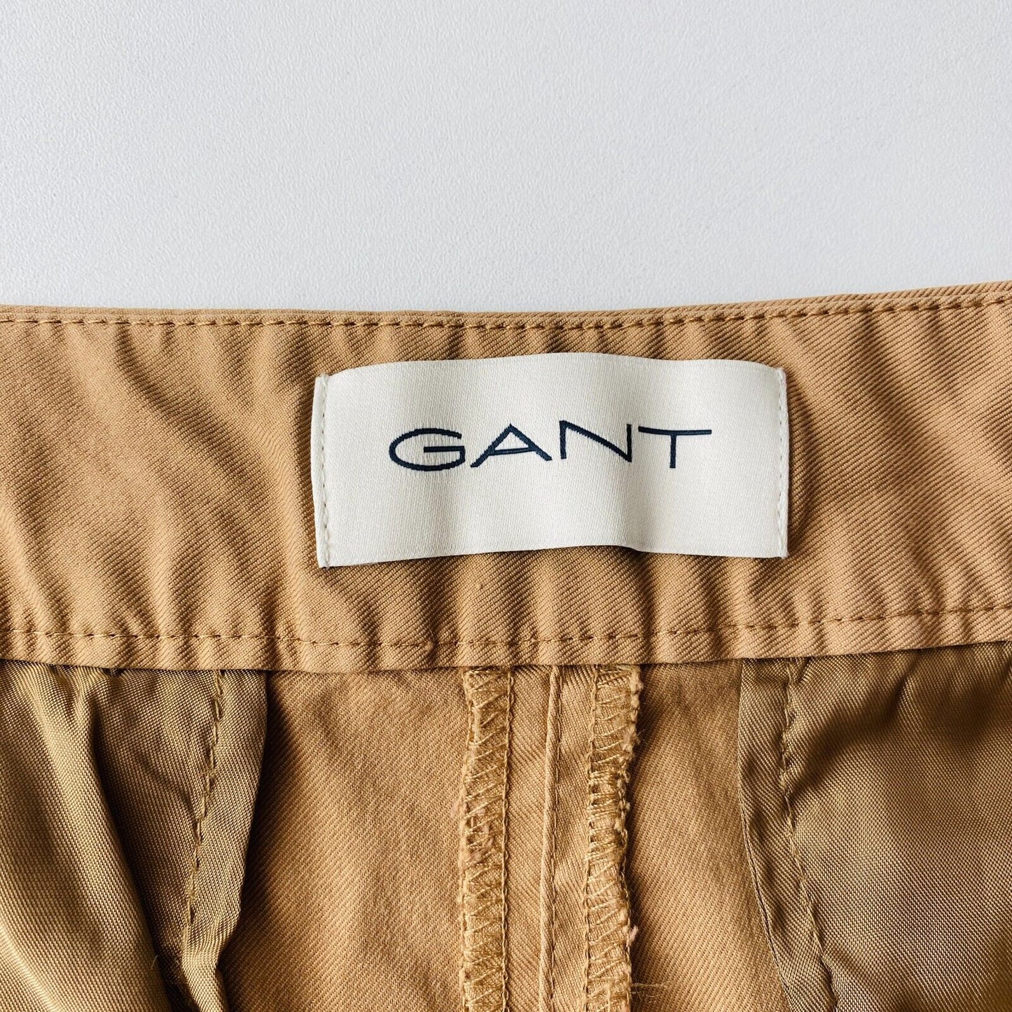 GANT Women Brown Regular Straight Fit Trousers Size EUR 40 UK 12 US 10 W29