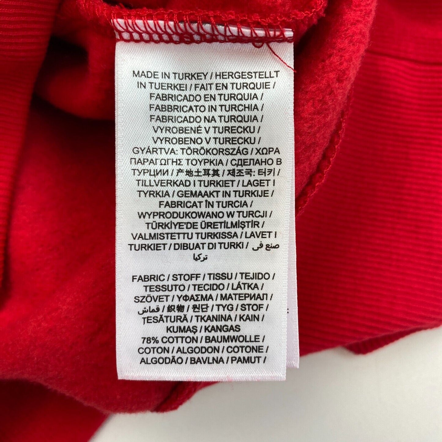 GANT Rouge Moyen Rétro Bouclier Sweat À Capuche Pull Taille XS