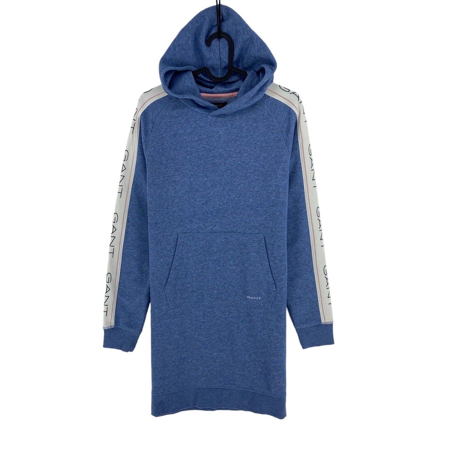 GANT Girls Blue Icon Long Sleeves Sweat Hoodie Dress Size 15 Years 170 cm