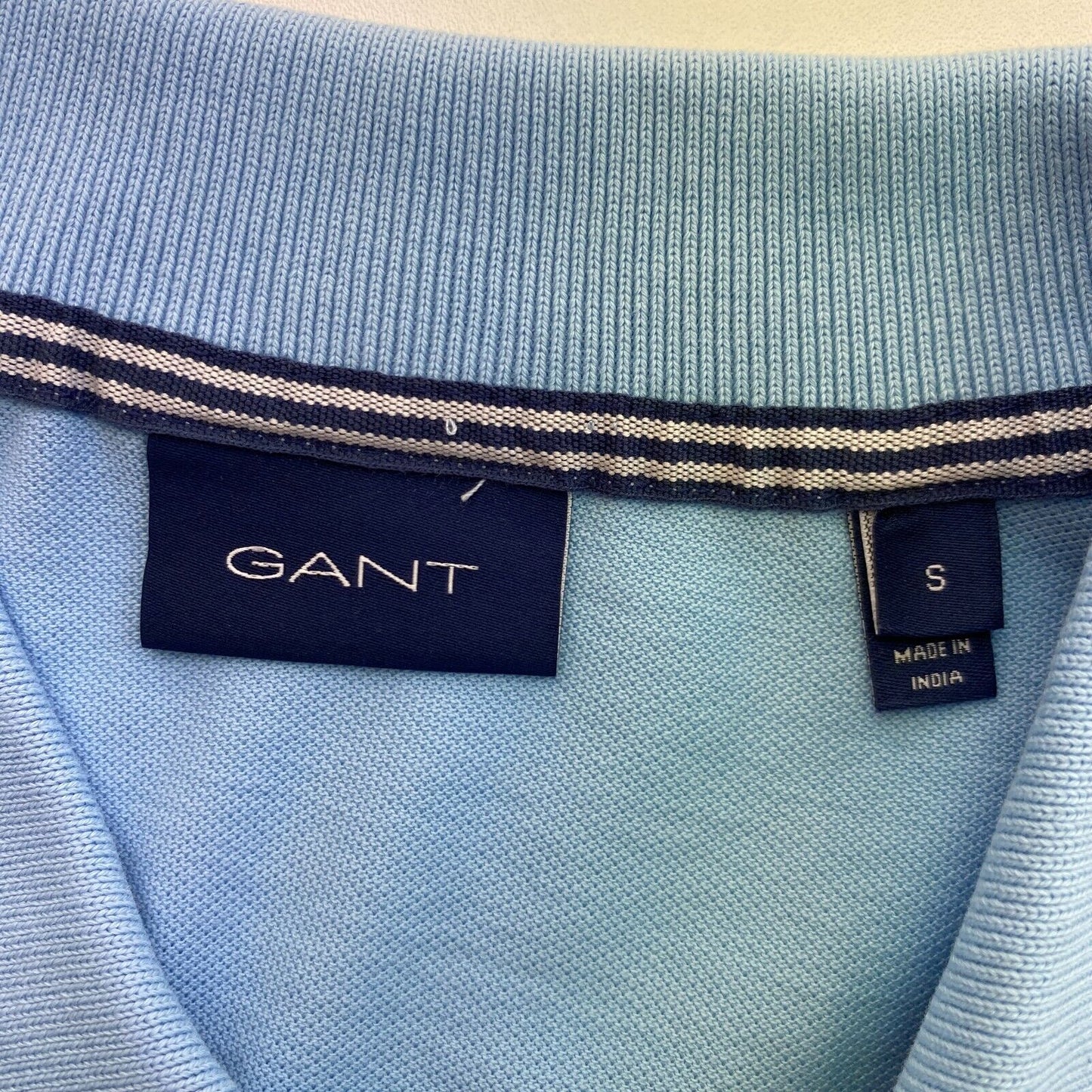 GANT Bleu Original Pique Rugger Polo Taille S