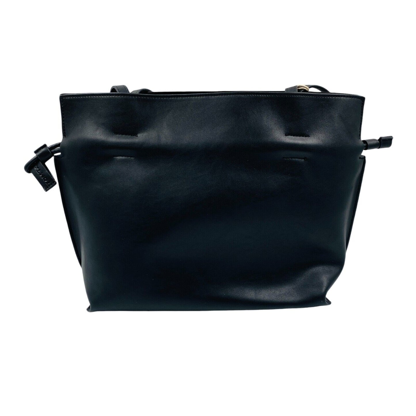 TOM TAILOR Women Black Eco Leather Shoulder Bag