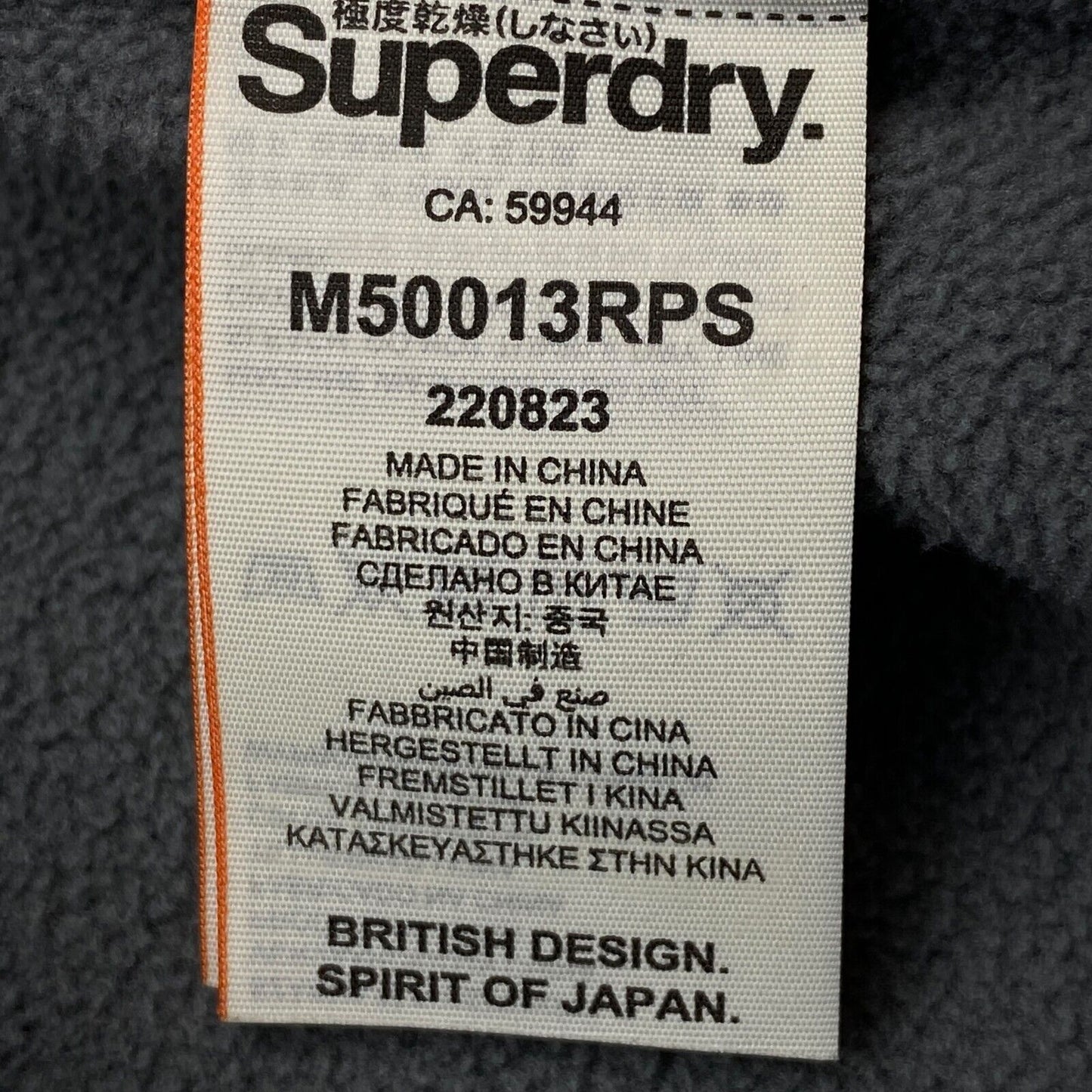 SUPERDRY TECH CLIFFHIKER INTERNATIONAL Schwarze Kapuzenjacke Größe S