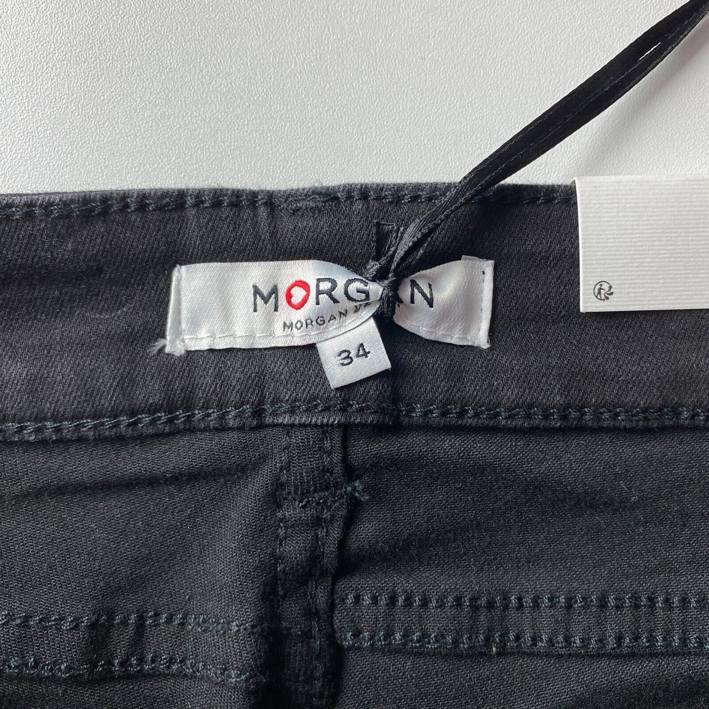 MORGAN DE TOI Women Black Regular Straight Fit Jeans EUR 34 W25