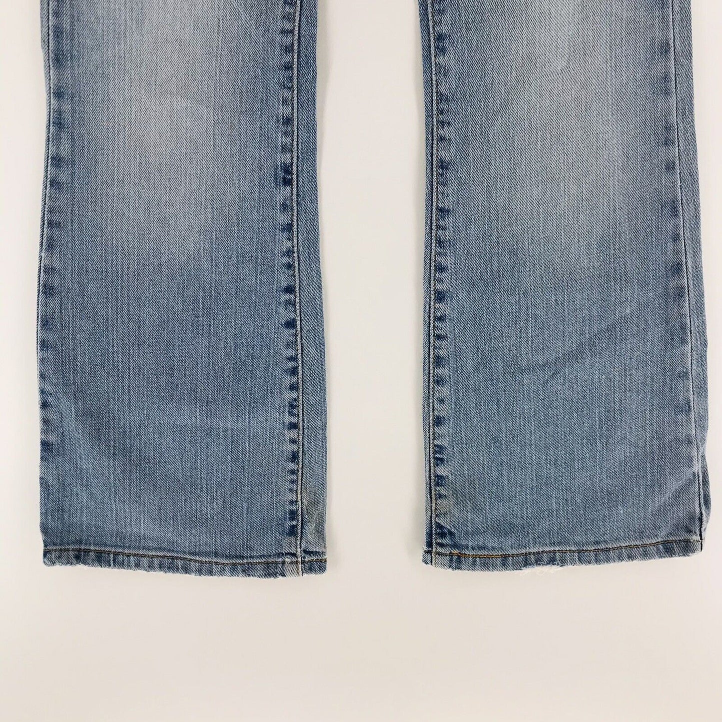 Vintage Levi's Women Blue Super Low Stretch Bootcut Fit Jeans 5 JR M / W30 L34