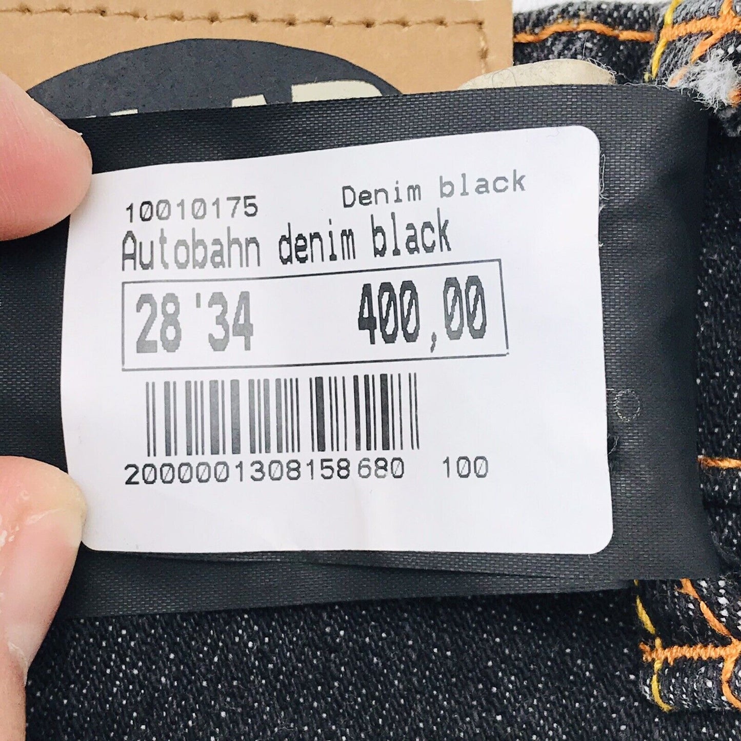 CHEAP MONDAY AUTOBAHN Damen Jeans, gerade Passform, schwarz, Größe W28 L34