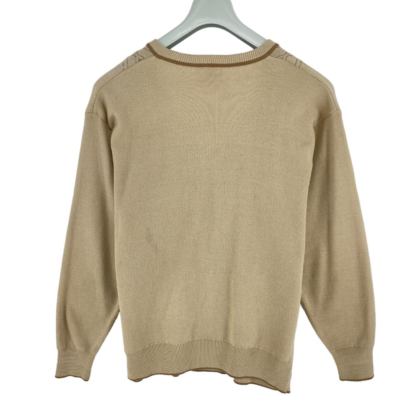 Cosby vintage Rétro années 90 Gabicci Brown Pull Pull Taille L