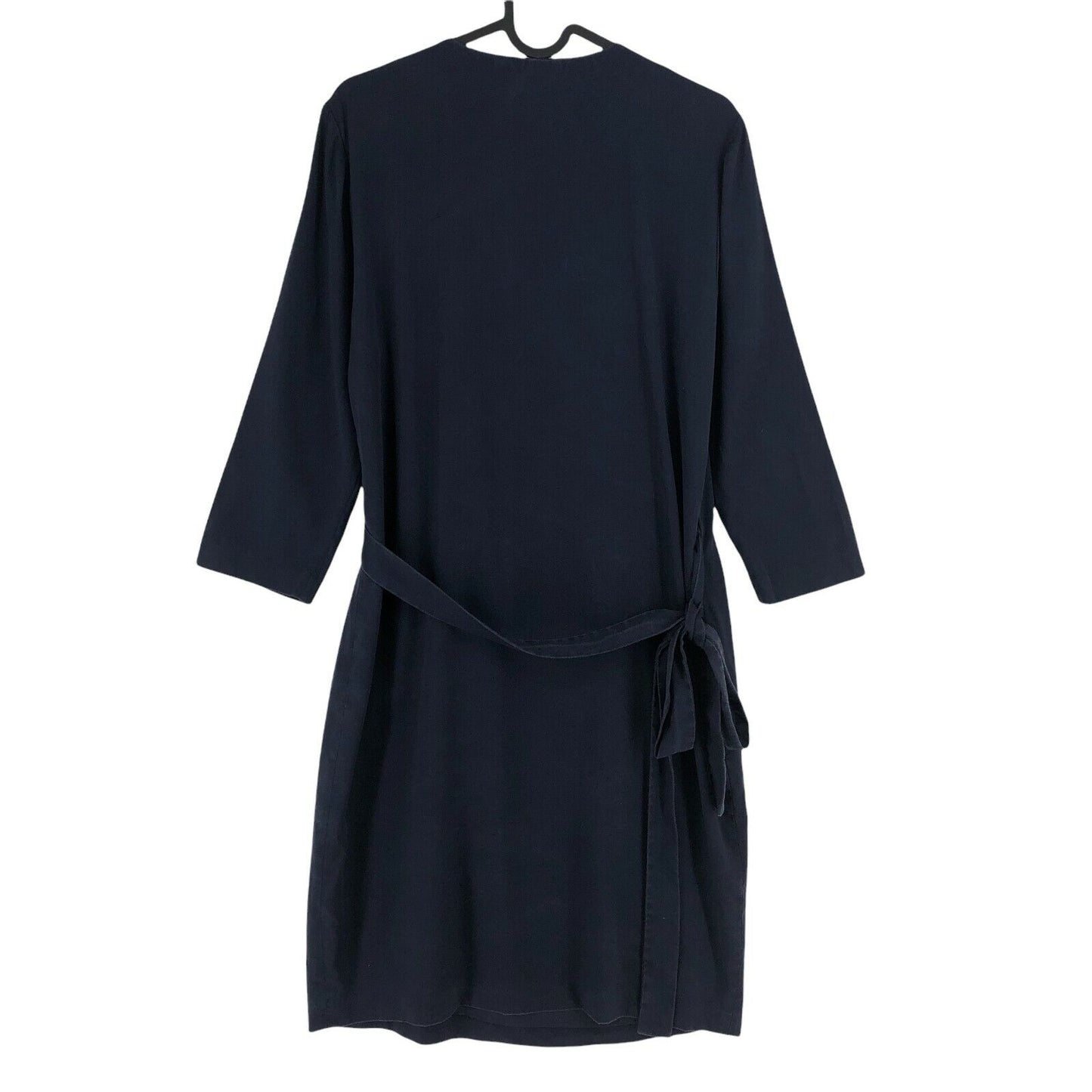 GANT Navy Blue V Neck Wrap Up Dress Size EU 36 UK 10 US 6