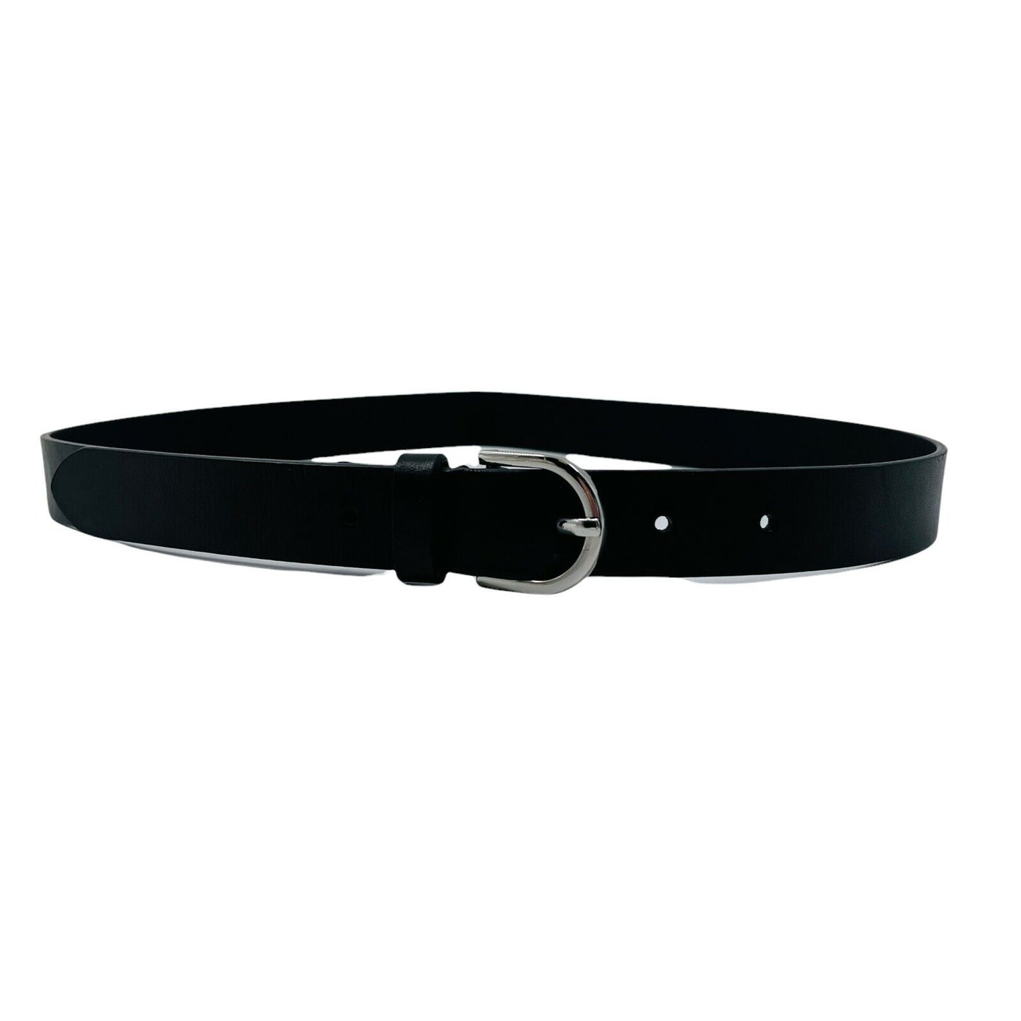 GANT Ladies Black Classic Leather Belt Size 75 cm 30 inches