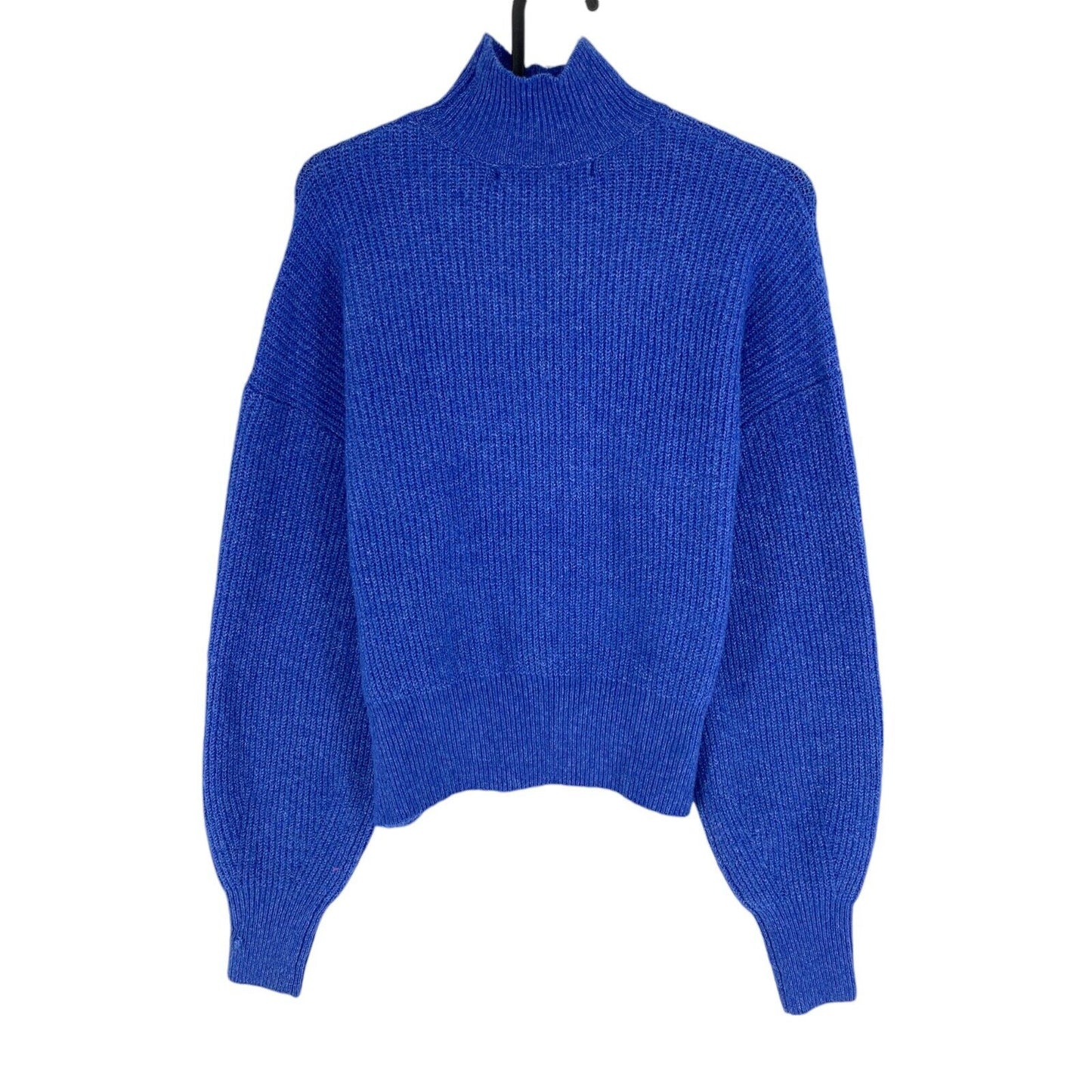 VERO MODA Women Blue High Neck Pullover Sweater Jumper Size XS