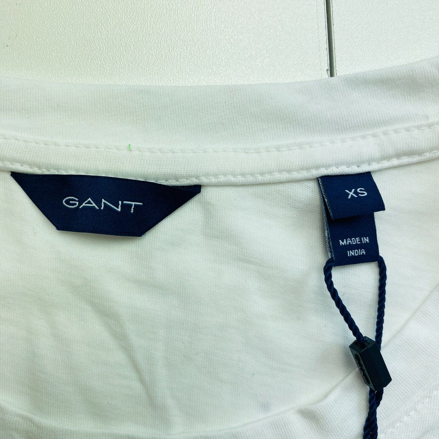 GANT White Original Crew Neck SS T Shirt Size XS