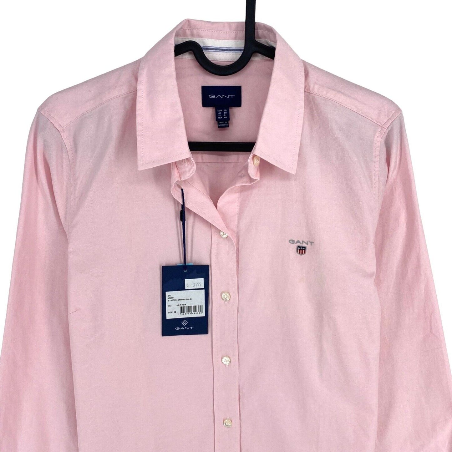 GANT Chemise Oxford stretch rose Taille EU 38 UK 10 US 8