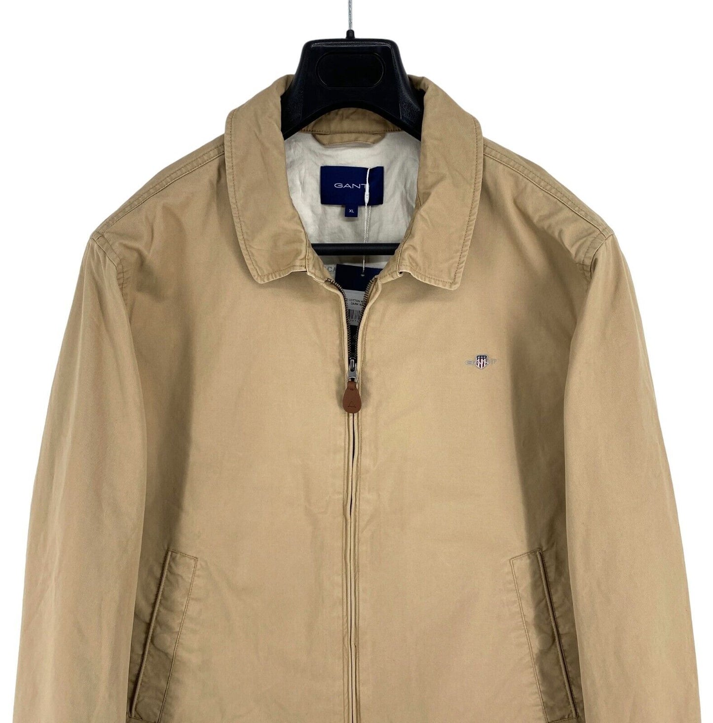 GANT Brown The Cotton Wind Cheater Jacket Coat Size XL