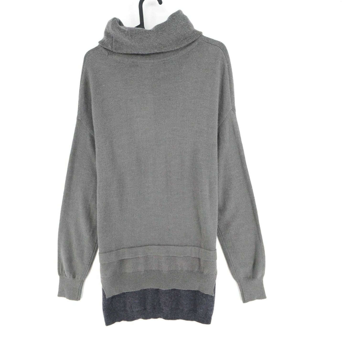 ERYN BRINIE Gris Col Roulé Poche Pull Pull Taille M