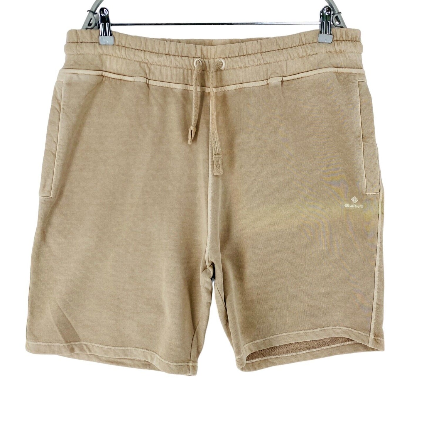 GANT Mens Beige Regular Fit Sweat Shorts Size XL