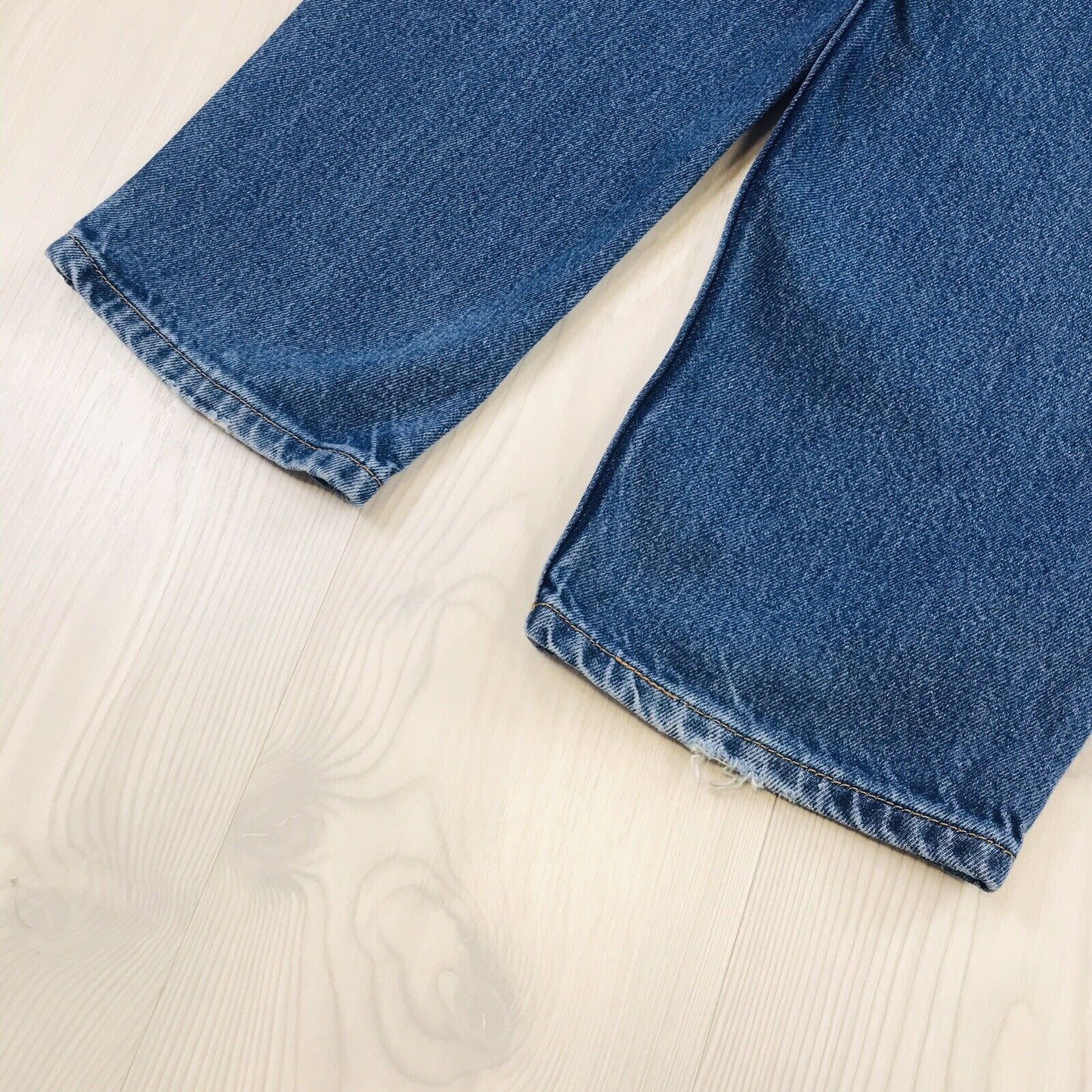 Vintage Levi's 550 Boys Blue Relaxed Straight Fit Jeans 8 H / W28 L23