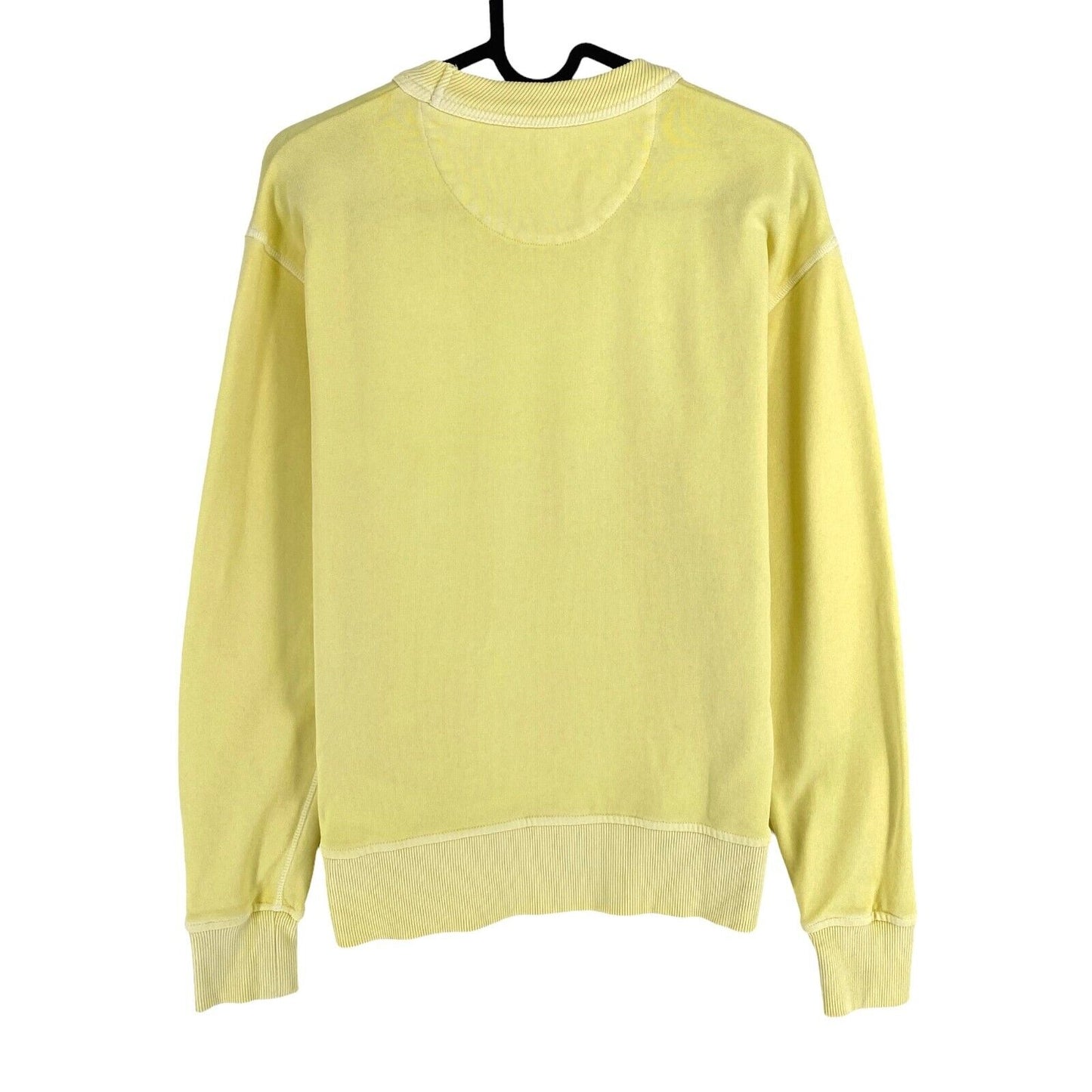 GANT Yellow Sun Faded Crew Neck Jumper Sweater Size XS