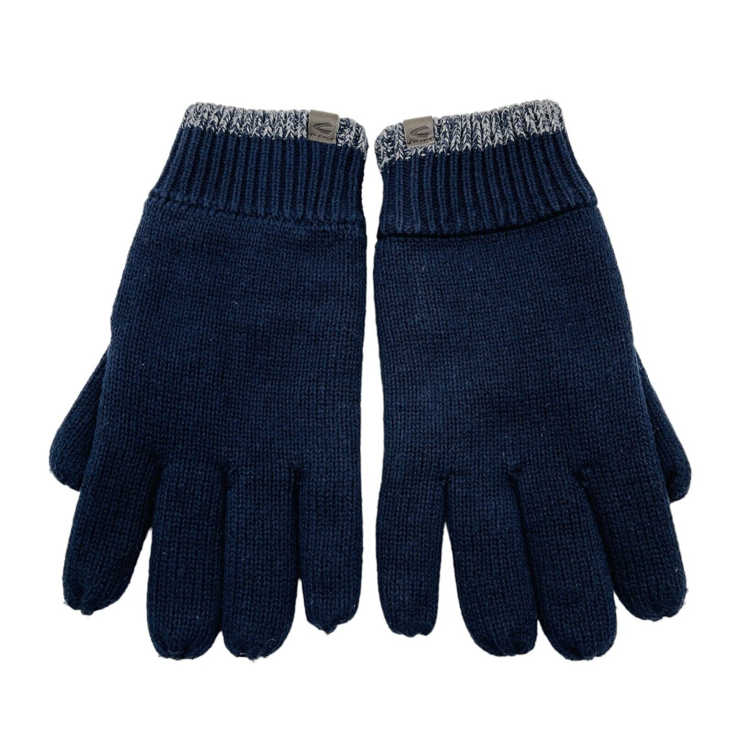 Camel Active Navy Blue Warm Insulated Knit Gloves and Hat Set Size M