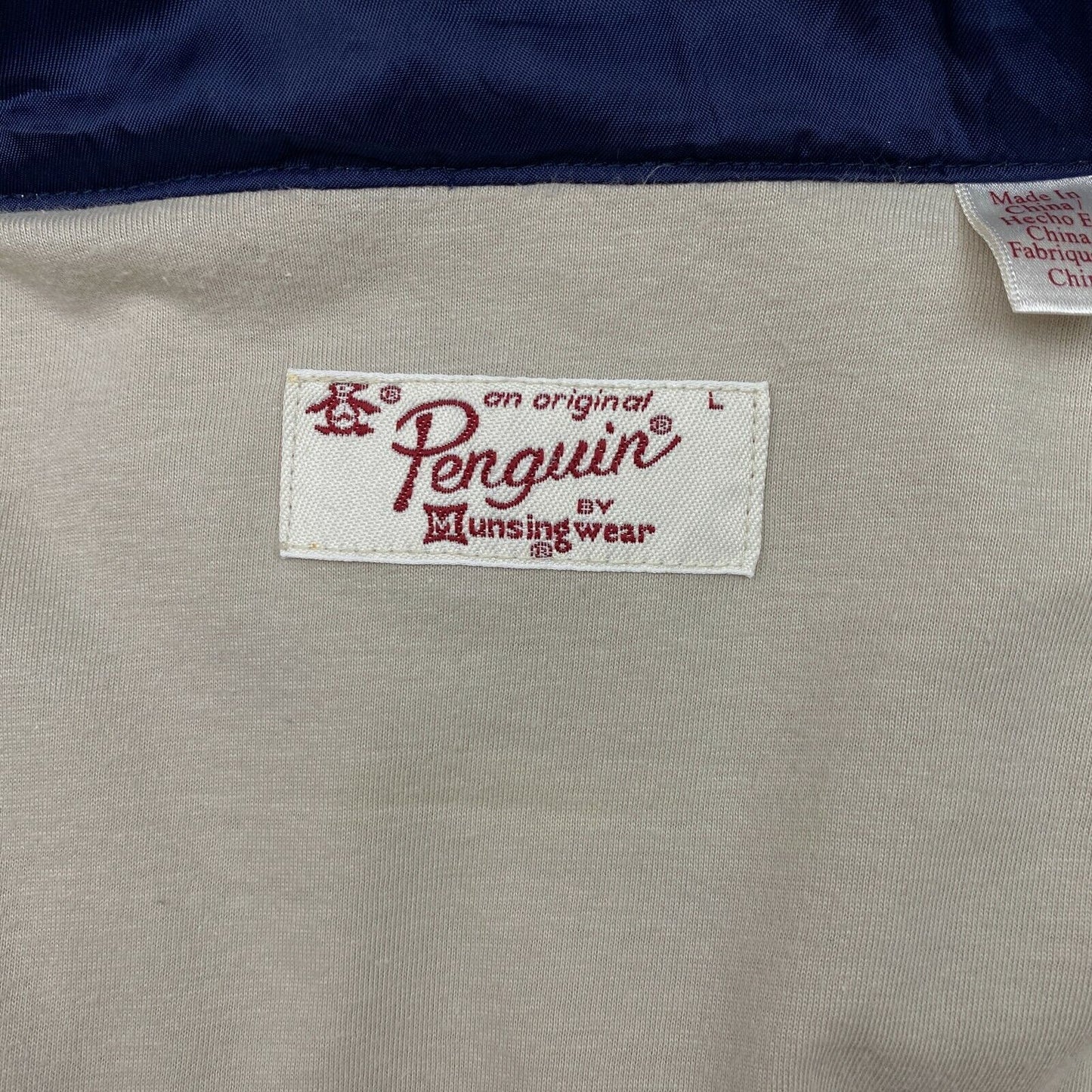 Penguin Beige Hooded Jacket Size L