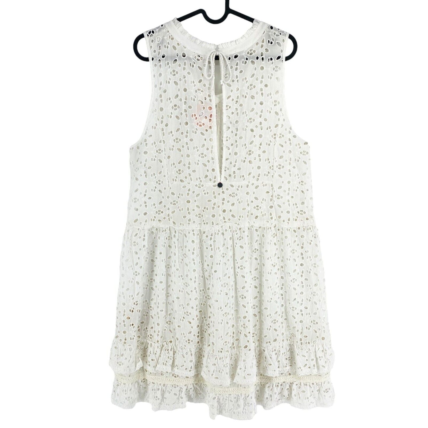 ODD MOLLY Women White Swag Blossom Dress Size 2 / M